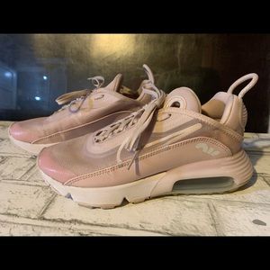 Nike Air Max 2090 Shoes Women 7 Training Gym Rose Pink Silver White CT1290-600